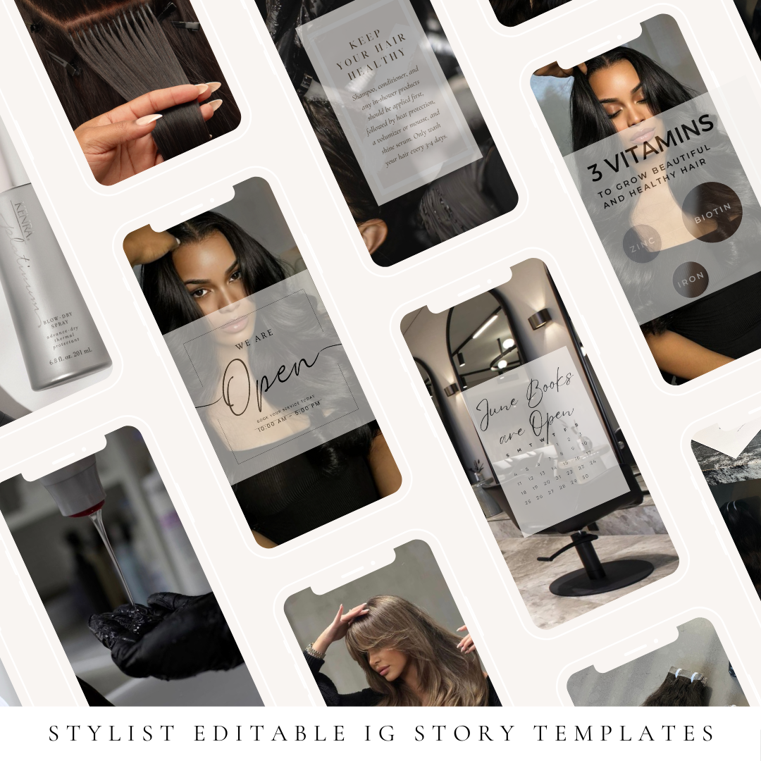 Hair Stylist IG Story Templates